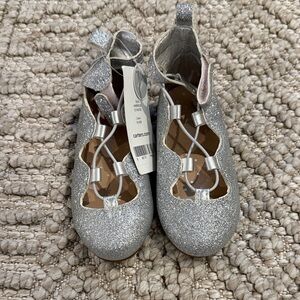 Carter's Silver Glitter Dress Shoes